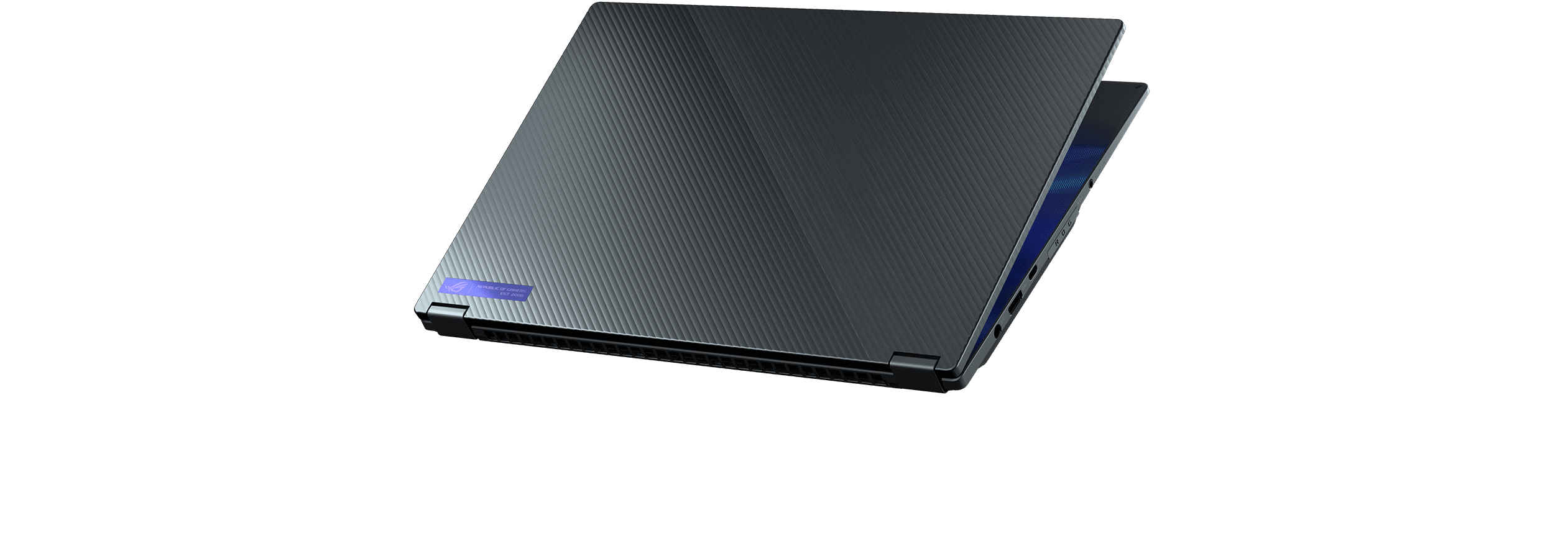 ROG Flow X16 showing the right side IO ports