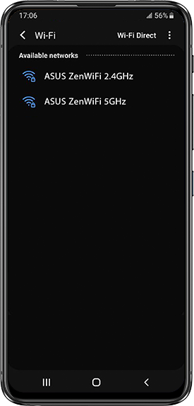 2,4G a 5G oddelené SSID.