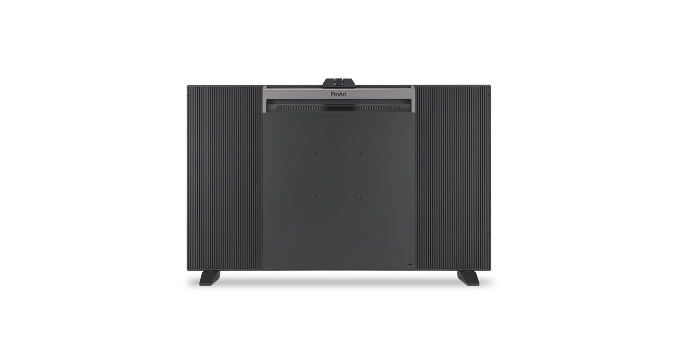 The rear I/O ports of ProArt Display PA32DC