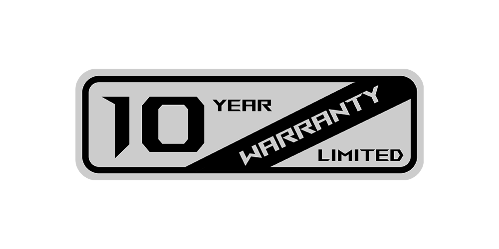 10 jaar garantie logo
